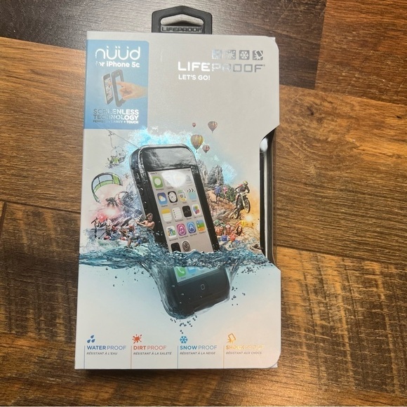 - Lifeproof phone case, nuud for iPhone 5c, new in box - Picture 1 of 4